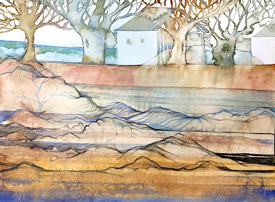 Landschaft am schwarzen Meer - 